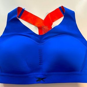 Blue sport bra